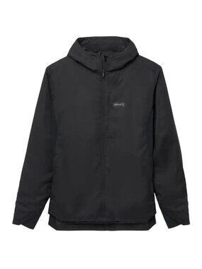Nomatic Outset Jacket Hooded Packable  Windbreaker Black Sz S Travel Pillow